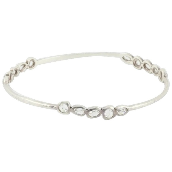 Silpada Magnifique Bangle Bracelet CZ & 925 Sterling Silver - Picture 11 of 11